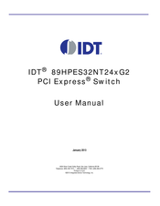 IDT PCI Express 89HPES32NT24xG2 User Manual