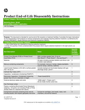 HP 27y Disassembly Instructions Manual