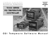 CARLO GAVAZZI T2000 Series Cgi Tempware Software Manual