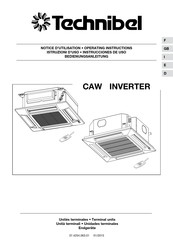 Technibel CAW Series Operating Instructions Manual