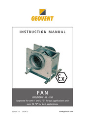 Geovent MSFG 180 Instruction Manual