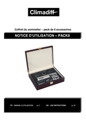Climadiff PACK6 Use Instructions