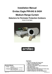 ERNITEC Eagle PIR-045 Installation Manual