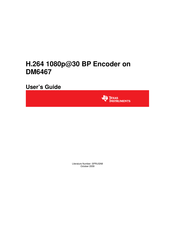 Texas Instruments DM6467 User Manual