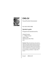 Guralp Systems CMG-3V Operator's Manual