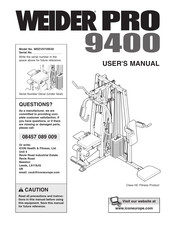 Icon WEIDER PRO 9400 User Manual