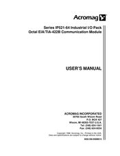 Acromag IP521-64 Series User Manual