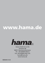 Hama 00056454 Instruction Manual