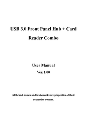 SUNRICH TECHNOLOGY E-110 User Manual