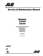 Oshkosh Corporation JLG 3394RT Service Maintenance Manual