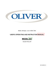 Oliver 641 User's Operating And Instruction Manual