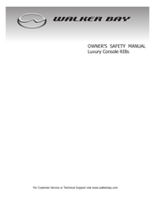 Walker Bay Generation 450 Owners &  Safety Manual