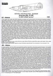 SPECIAL HOBBY Airacobra Mk. I/P-39F Instruction