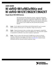 National Instruments NI sbRIO-9632XT User Manual