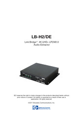 Broadata Link Bridge LB-H2/DE User Manual