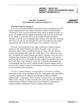 Holiday Neptune 2004 Owner's Manual