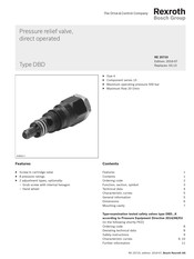 Bosch REXROTH DBD Technical Manual