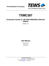 Tews Technologies TXMC387-10R User Manual