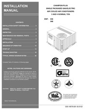 Unitary Products Group CHAMPION PLUS Series Installation Manual