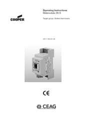 Cooper CEAG Webmodule ZB-S Operating Instructions Manual
