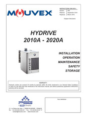 DOVER PSG MOUVEX HYDRIVE 2010A Safety, Storage, Operation And Maitenance Instructions