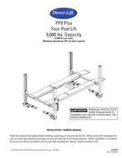 Direct-Lift PP9 Plus Manual