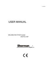TECWELD Sherman digitec DIGITIG 210P User Manual