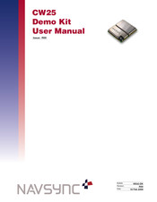 NAVSYNC CW25 User Manual