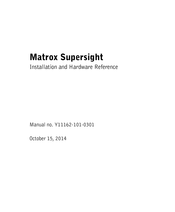 Matrox Supersight Installation And Hardware Reference