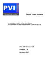 PVI MTRX Manual