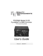 Reality Enhancements PD2DMX-512D User Manual