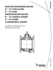 metso 5300 Installation Maintenance And Operating Instructions