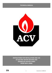 ACV LCA HP 750 mh Technical Manual