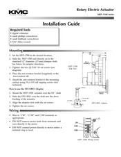 Kmc Controls MEP-1500 Series Installation Manual