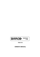 Barco RETRO GRAPHICS 2100 Owner's Manual