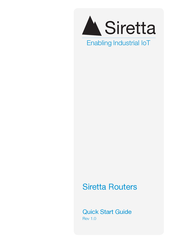 SIRETTA QUARTZ Quick Start Manual