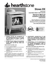 Hearthstone Stowe DX 8322 Owner's Manual