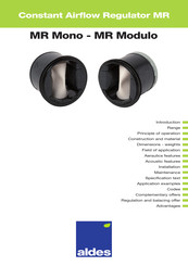 aldes MR Modulo Manual