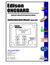 Allestec EDISON ONGUARD 1604 System Operation Manual