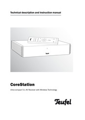 Teufel CoreStation Technical Description And Instruction Manual