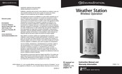 HoMedics EnviraStation DWS-110 Instruction Manual And  Warranty Information