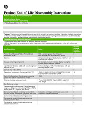 HP EliteDisplay E243d Disassembly Instructions Manual