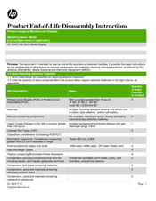 HP ENVY 34c Disassembly Instructions Manual