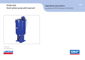 SKF Lincoln PFHM-EEX Operating Instructions Manual
