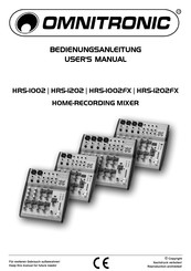 Omnitronic HRS-1002 User Manual
