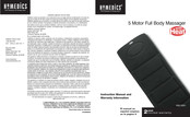 HoMedics MMP-100 Instruction Manual And  Warranty Information