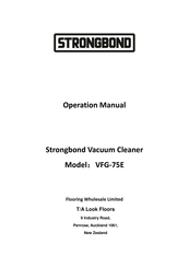 StrongBond VFG-75E Operation Manual