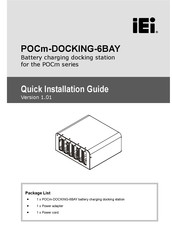 IEI Technology POCm-DOCKING-6BAY Quick Installation Manual