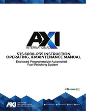 Axi STS 6000-P35 Instruction, Operating, & Maintenance Manual