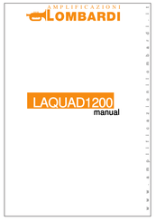 Amplificazioni Lombardi LAQUAD1200 Manual